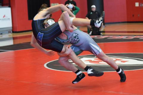 Brady Simms took first place in the Class AAA Sectional Tournament. He leads a contingent of eight Lions to the state tournament in Macon beginning Friday.