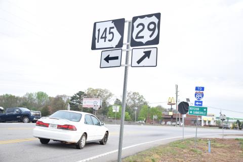 The intersection at U.S. Highway 29 and Georgia Highway 145 in Franklin Springs will be changed to a three-way stop by mid-April, the Georgia DOT announced.