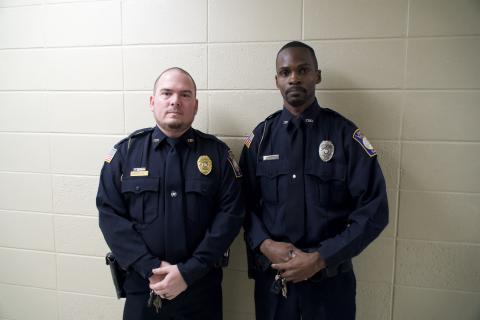 Commendations were given out to two Lavonia Police officers Monday at the Lavonia City Council meeting. 