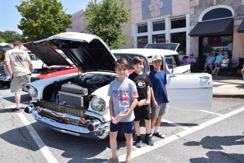 The third annual Northeast Georgia Hot Rod Festival offered an oportunity Saturday for a younger generation to ooh and aah over iconic vehicles from an earlier age. The festival drew a large crowd of all ages to see a variety of cars from the 1930s to the 2000s that filled downtown Lavonia.