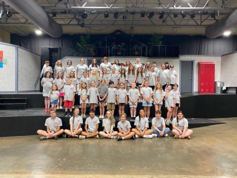 The cast of “Disney’s High School Musical Jr.” will be on stage Friday, Saturday and Sunday for four shows. For tickets, visit www.franklincommunityplayers.com.