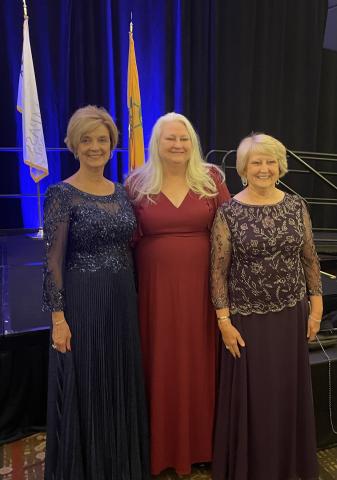 Pilot Club of Lavonia members (above, from left) Susan Harbin, Pilot International Director;Denise Thompson Sims, President-elect of Pilot Club of Lavonia; and Avaline Adams, Georgia District Governor attended the annual Pilot International Convention in Bellevue, Wash. Harbin (right in right photo) is pictured with Holly Baker, the 2023-24 Pilot International President.