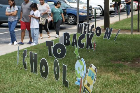 Franklin County School students went back to class Friday. Elementary schools held open houses Wednesday of last week. (Photo by Raese)