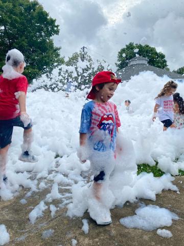Children will have the chance to play in a foam canon Saturday as part of Lavonia’s second annual Hippie Fest.