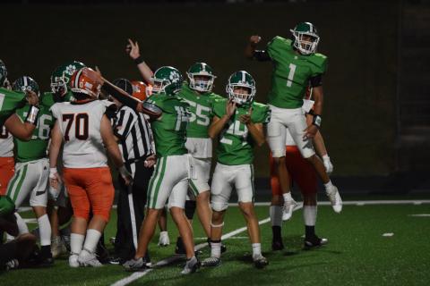On the field, though the Lions lost 40-14 to the rival Bulldogs, younger players played well for Franklin.