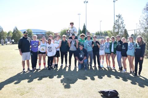 The Franklin County Lion and Lady Lion cross country teams each qualified for state after their finishes at the Region 8AAA meet Saturday in Bogart. (Photo by Scoggins)