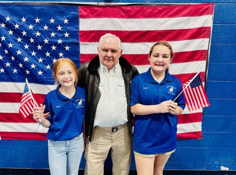 Lavonia Elementary School celebrated Veterans Day Friday by inviting those who have served in the U.S. military for a special assembly. 