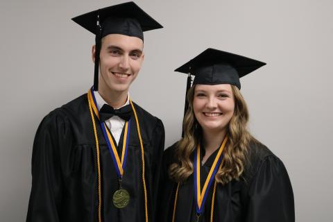 The 2023 fall valedictorians were George Nathan Perkins of Cornelia and Kaleigh Nichole Fowler of Bowersville.