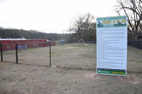 The Paws and Play Dog Park in Carnesville is ready to welcome canines and their owners. The park will be dedicated Saturday.