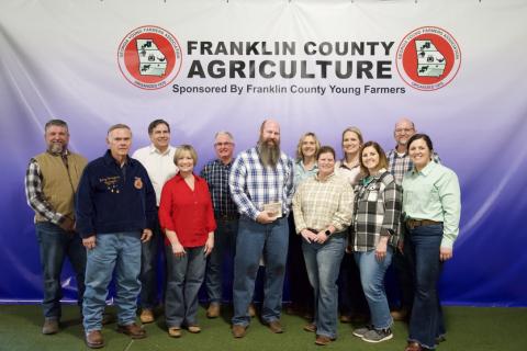 Franklin County High School Assistant Principal Kevin Compton won the Administrator Showdown Saturday at the Franklin County Local Livestock Show. Also participating in the show were Franklin County School Superintendent Melanie Burton-Brown; school board members Alan Mitchell, Kent Hall and Gary Minyard; Assistant Superintendent Carl Dekker; Deputy Superintendent Karen Correia; FCHS Assistant Principal Natalie Erskine; Franklin County Middle School Assistant Principal Meredith Kilgore; Lavonia Elementary P