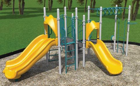 The Royston City Council voted Tuesday to appropriate $37,000 for new playground equipment at Tony Jones Park. (Rendering courtesy of City of Royston)