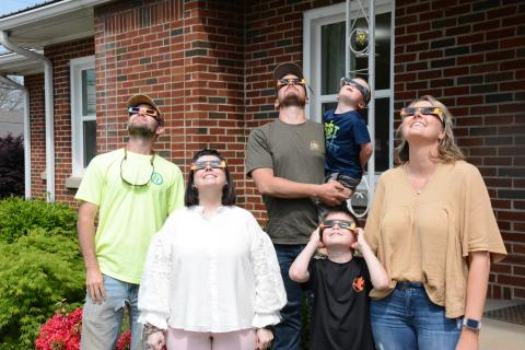Among those out to enjoy the show Monday were Keaton Burton, Crystal Wood, Ben Head, Kelli Head, John Carter Head and Hoyt Head.
