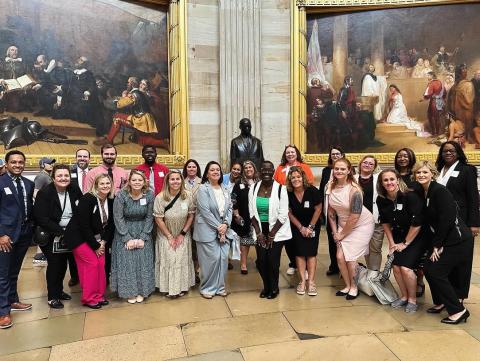Franklin County High School Director of Bands Chris Sampson travelled to Washington, D.C., over the summer with a group of teachers from throughout the state as part of a fellowship sponsored by the Georgia Department of Education.