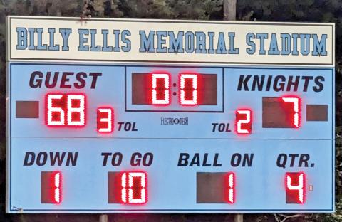 The Franklin County Lions football team defeated host Johnson High School 68-7 Friday night in Gainesville.