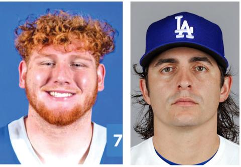 Franklin County High School graduates Keylan Rutledge (left) and Brent Honeywell (right) each shined on big sports stages last week.