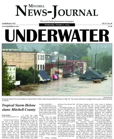The photo and headline on last week’s front page of the Mitchell News-Journal tell the story of what happened in Spruce Pine, N.C.