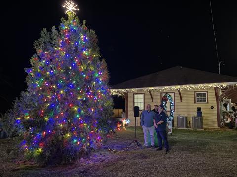 Royston kicked of the season with the event, which included the lighting of the city Christmas tree. 