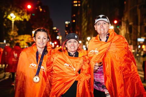 Franklin County residents Cliff and Sheila Finney and daughter Kimberly Clark ran the New York City Marathon as a family, finishing the 26-mile route through all fine New York City burroughs as a group in five hours, 29 minutes.