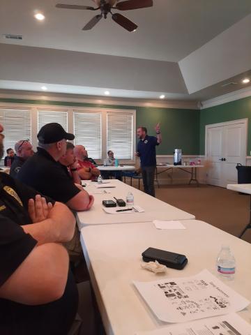 More than 55 officers from 12 different agencies across Northeast Georgia took part in a one-day Governor’s Initiative Training Course hosted by the Franklin Springs Police Department and the Northern Judicial Circuit.