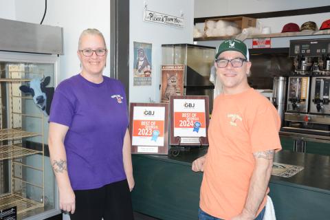 Three of the many great independently owned restaurants in Franklin County were recently named by the Georgia Business Journal as “Best of Georgia” in their respective categories. Jennifer and Adam Saddoris of Bubba’s Biscuit Barn (top photo) said they were “blown away by their community and their support.”