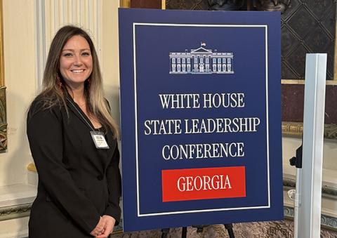 Franklin County Commission Chairman Courtney Long attended the White House State Leadership Conference last week in Washington, D.C.