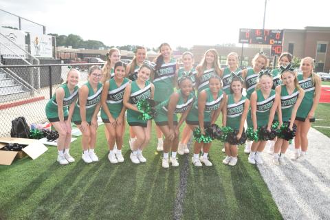 The Franklin County football sideline cheerleaders will bring some new ideas to the field this season.