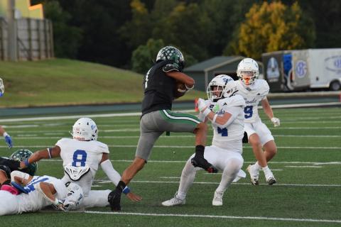 The Franklin County Lion offense literally – in the form of senior Nava Ware  – ran over the Banks County Lions Friday night at Jeff Davis Field at Ed Bryant Stadium.