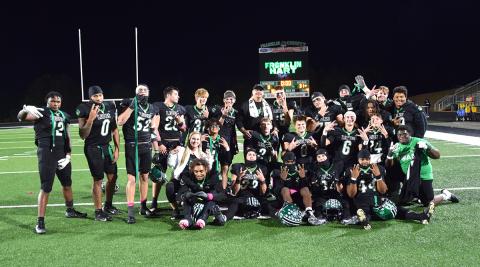 Franklin County senior footbal players were honored before Friday night’s game and celebrated afterward with Coach Chuck Holland and his family after defeating Hart County 31-0. Seniors are Jordan Ardister, D.J. Appleby, Will Akin, Candler Stone, Hunter Hill, Eli Cooling, Martin Lunsford, Billy Hammock, Charlie Sanders, Ben Grizzle, Kirk Teate, Troy Roach, Michael Nguyen, Cole Woods, Brody Crump, Mason Davis, Arthur Shannon, J.C. Curry, Nava Ware, Keyes Harbin, Jeremiah Mayfield, Ramsey Fulbright and Javeon
