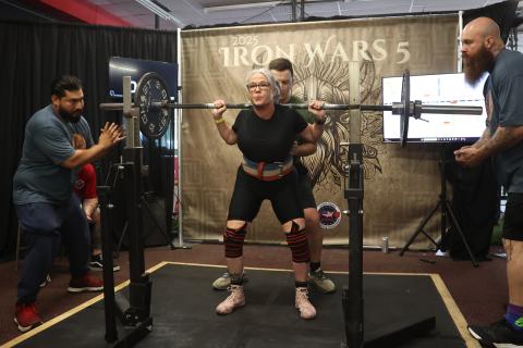 Franklin County’s Andrea Walters has set world and state records in weightlifting since taking up the sport just a few years ago. (Photo courtesy of Andrea Walters)