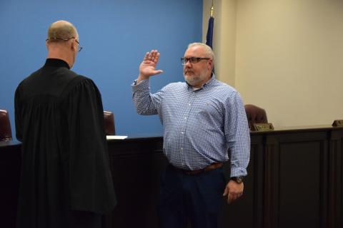 Jason Phillips will gavel his first city council meeting as Royston mayor Tuesday at 5:30 p.m. at Royston City Hall.