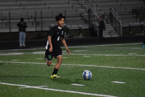 Among those expected to contribute to the Franklin County Lion soccer team this season is Jonathan Bawiceu (No. 9). (Photos by Shane Scoggins)
