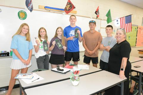 Franklin County Schools held open houses Tuesday to give students and parents the opportunity to meet teachers and see classrooms, as well as get information on school activities, bus routes and lunches. At Franklin County High School, students were able to pick up their Yondr pouches, which will be used to lock students’ phones, air pods and smart watches during the school day.