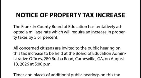 Two local governments will be required to hold millage rate hearings after deciding not to rollback their tax rates.