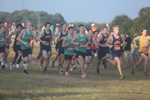 The Franklin County High School and Middle School teams hosted the Bill Woods and Jan Taylor Pridelands Invitational Saturday morning.