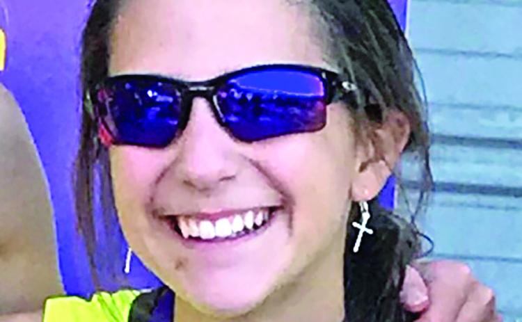 Ansley Moore gave up a top finish Saturday to help a competitor.