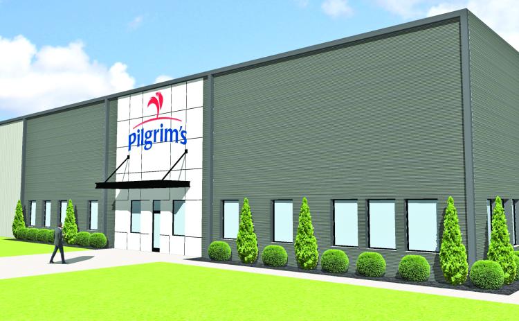 Zoning and permit applications submitted to Franklin County to allow the construction of a $70 million poultry rendering plant to make pet food ingredients were withdrawn last week by Pilgrim’s Pride but then resubmitted Tuesday just three hours before commissioners voted to impose a moratorium on such applications.