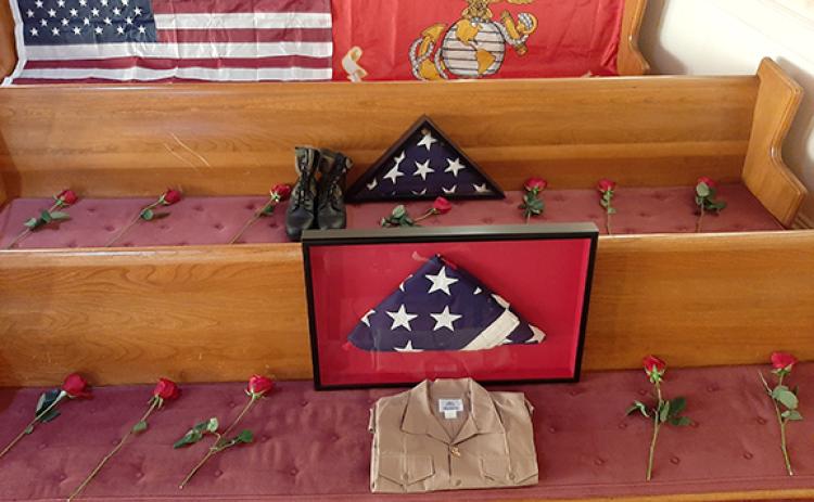 Seats were set aside for the 13 soldiers killed in Kabul on Aug. 26 during Sunday’s service at Lift Worship.
