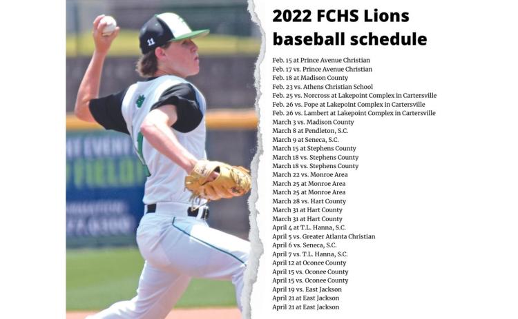 The Franklin County Lions baseball season begins Tuesday at Prince Avenue near Athens.