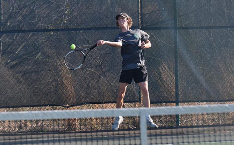 Will Wester was named Positive Athlete winner for tennis.