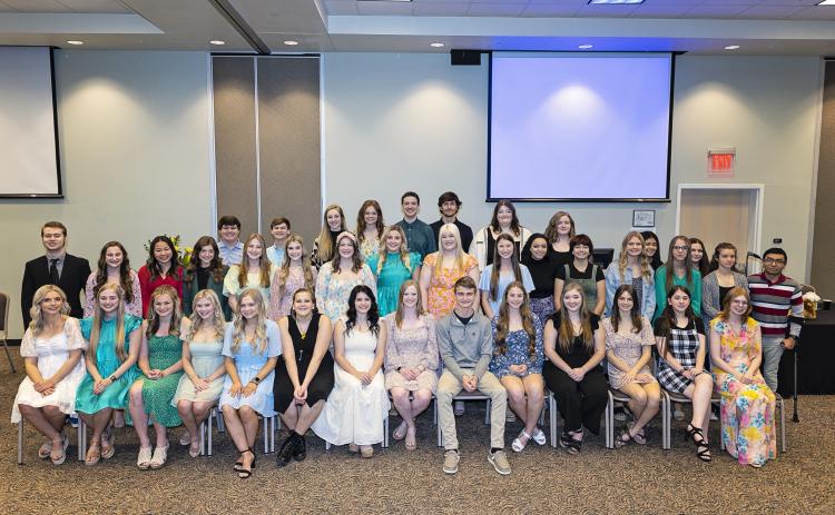 Honor graduates for the Franklin County High School Class of 2023 were honored Friday at the annual Franklin County High School Honors Breakfast. (Photo courtesy of the Franklin County Chamber of Commerce)