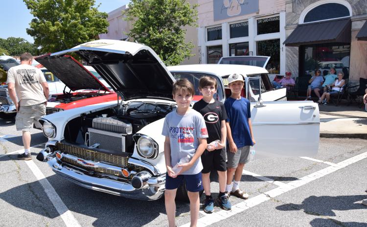 The third annual Northeast Georgia Hot Rod Festival offered an oportunity Saturday for a younger generation to ooh and aah over iconic vehicles from an earlier age. The festival drew a large crowd of all ages to see a variety of cars from the 1930s to the 2000s that filled downtown Lavonia.