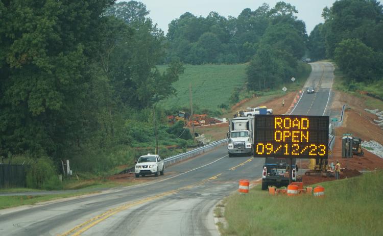 The Georgia Department of Transportation reopened U.S. Highway 29 Tuesday with a new bridge over Beaverdam Creek.