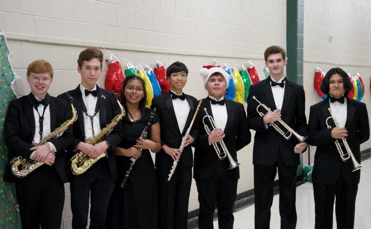 Seven members of the Franklin County High School Band earned District Honor Band placements after auditions Saturday. The students were chosen out of 720 students from 35 schools in Northeast Georgia who auditioned.