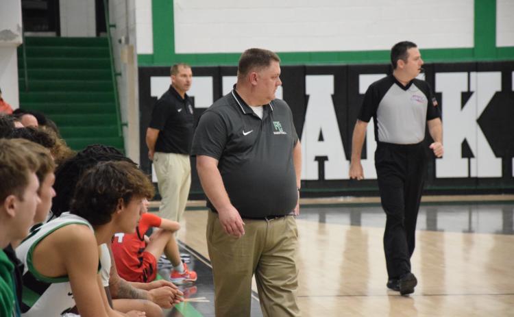 Franklin County Lion Coach Jason Shaver picked up his 100th career victory against Jackson County last week in the Lion’s Den. All of Shaver’s victories have come as the Lions’ head coach.