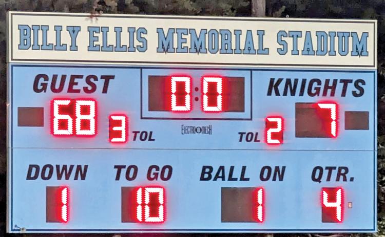 The Franklin County Lions football team defeated host Johnson High School 68-7 Friday night in Gainesville.