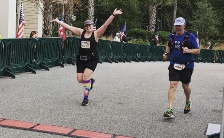 Whitney Jordan will sponsor the TAPS 5K in Lavonia Sept. 14 to benefit the families of fallen soldiers. She will run in the New York City Marathon Nov. 3 and will honor fallen Franklin County soldiers Daniel Allman and Ryen King during the race by wearing their photos on her bib.
