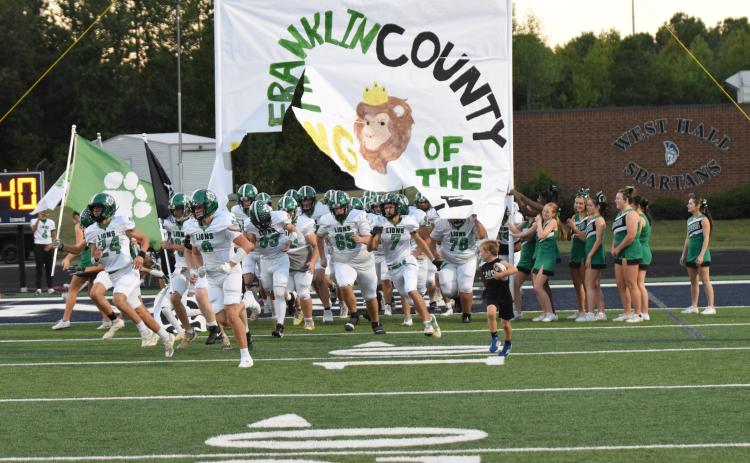 The Franklin County Lions football game with the Stephens County Indians has been moved to Saturday at 10:30 a.m. at Jeff Davis Field at Ed Bryant Stadium.