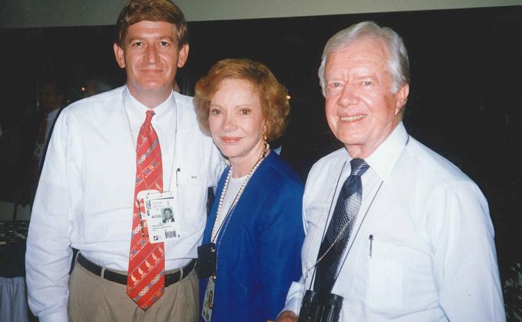 When Athens hosted four 1996 Olympic events—as a presidential ambassador—I had the privilege of hosting Rosalynn and Jimmy Carter in UGA’s Stegeman Coliseum during rhythmic gymnastics competition.