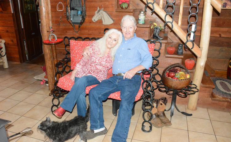 Mattie and Buddy Holt met in high school and have been married for almost 64 years. (Photo by Eavenson)