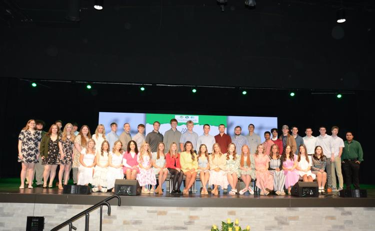 The Franklin County Chamber of Commerce held its annual Honors Breakfast Friday at the Swails Center. Fifty FCHS honor graduates for the Class of 2025 were recognized. (Photo by Eavenson)